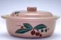 Hand painted casserole dish, Medalta Potteries Ltd.