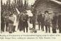 The reading of the Proclamation at a Newfoundland logging camp