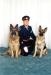 Cst. R. Geick with Bear and Max of the Greater Sudbury Police Service's Canine Unit