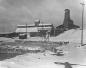 A winter photo of the Malagash Salt Mine