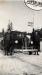 Men in front of Garth Hosking's gas pumps