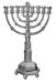 Chanukah Candelabrum  (Silver) Late 19th or early 20th century