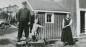 Maude Brady with her husband, Coxswain Percy Brady and their children