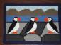 Puffin hooked mat