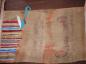 Another version of a hooked mat created using long strings which were cut on the finished side