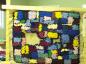 Partly finished poked mat