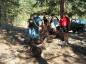 Trepanier Creek clean up group posing for a shot