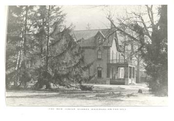 Historic photo from 1911 - Havergal-on-the-Hill - new junior school - St Clair Avenue, on the south side, just west of Yonge Street in Deer Park