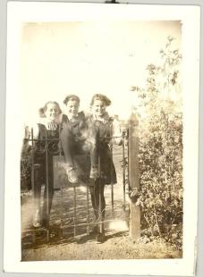 Historic photo from 1930 - Havergal College sign on gate - Avenue Road circa 1930 in Lawrence Park