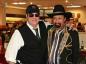'Big' John 'T-Bone' Little - with Canadian actor Dan Ackroyd at a mall wine tasting event
