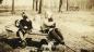 Siblings Louise, Marion & Neal Dick on their Arrow Racer wagon and clutching their beautiful toys