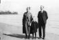 Rev. Jacob, Helene and daughter Elsie Epp enjoying a walk on the beach on a summer Sunday afternoon