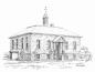 Sketch of the Wolseley Courthouse