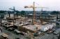 Looking north east during construction of new parking garage at York Street