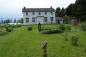 The back of Craigflower manor after paint restoration