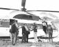 Franz Wilhelmsen greeting Prime Minister Pierre Trudeau in the alpine meadows of Whistler in 1969. 