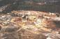 Aerial view of the town center under Phase One construction in October 1979. 