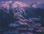 A map of the ski runs on Blackcomb Mountain in the early 1990's.  