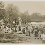 VE Day Celebrations in Town Park, May 7th 1945