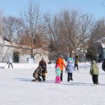 Activity on the Outdoor Rink
