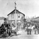 Reception for the Aberdeens at Vernon, c.1894