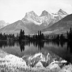 The Three Sisters in the Rocky Mountains, 1880-1900