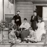 The Aberdeens Sampling the Coldstream Apples, c.1895