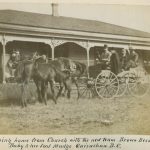 “Coming home from Church with the new team Brown Bess & Baby & her foal Madge Guisachan B.C.”, 1891