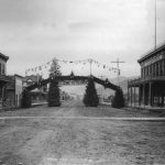 Welcome Arch for the Aberdeens’ Visit, 1890s