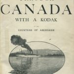 Book Cover of Lady Aberdeen’s 1893 “Through Canada with a Kodak”