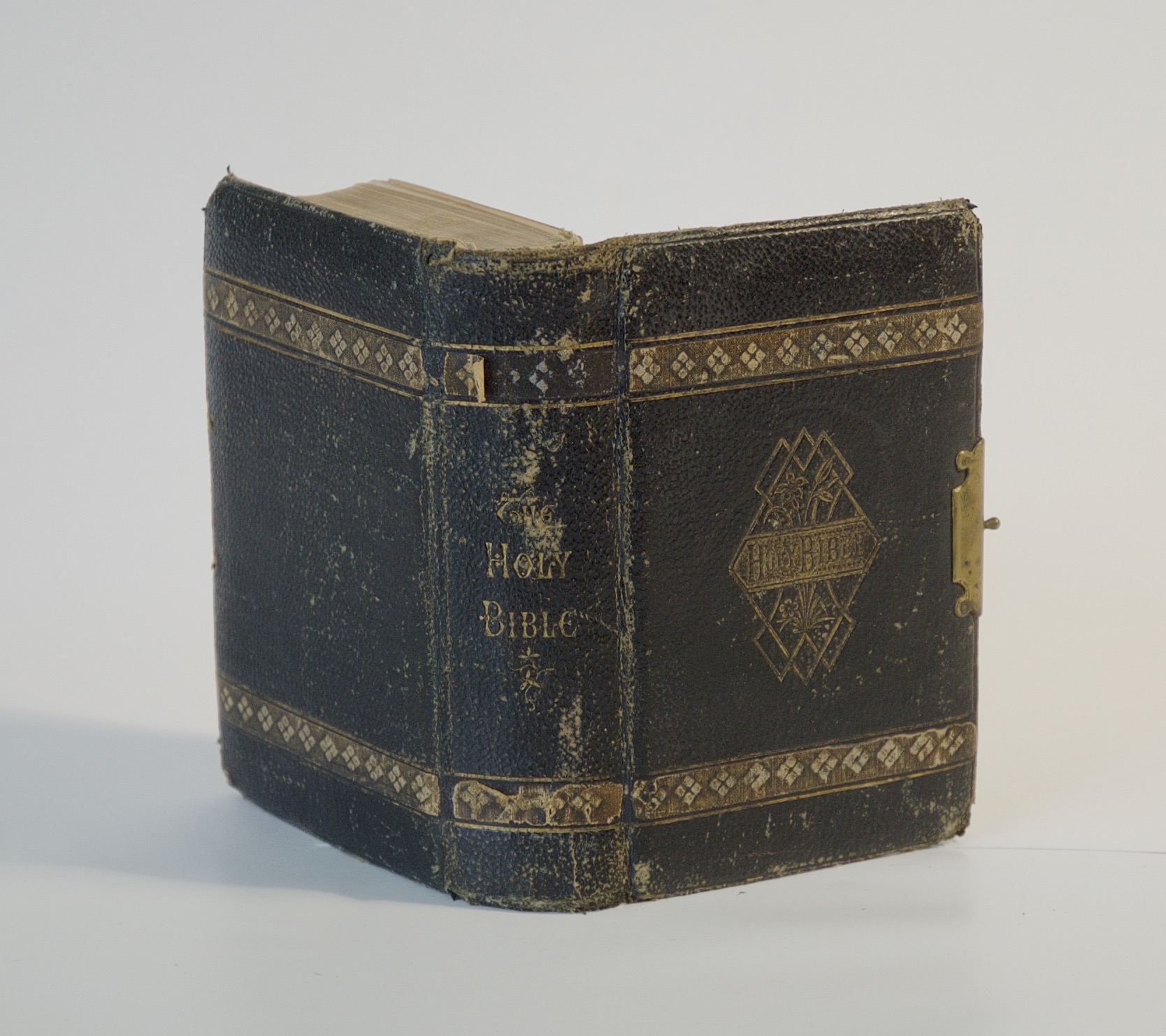 Small hand held Bible in very delicate condition.