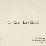 Curé Labelle’s Calling Card