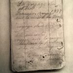Page from the Diary of Isidore Martin