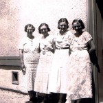 Effie Smith, Alice Draper, Winnie Draper, Mary Draper, Winfield 1937