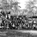 Staff of the Okanagan Valley Land Company packinghouse, Okanagan Centre, October 15th, 1948