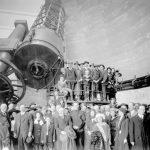 Group at the telescope in October, 1916
