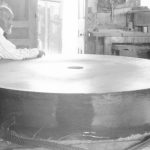John Alfred Brashear with the 1.8-m mirror blank