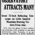 Observatory attracts visitors