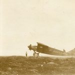 <em>Sir John Carling</em> at the Harbour Grace Airstrip