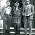 Earhart visits Harbour Grace Post Office