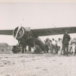 <em>City of New York</em> on display at Harbour Grace Airstrip