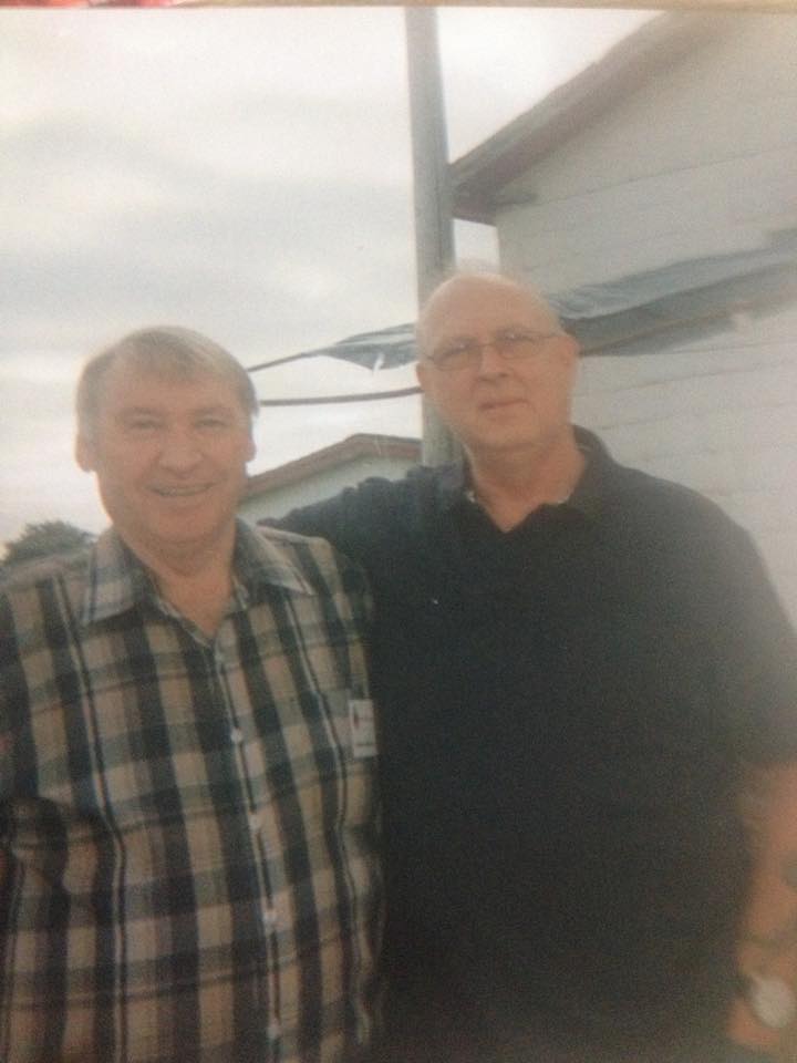 Al Murphy and army friend at a reunion in 2014