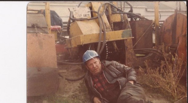 Pad Hayse resting on CP Rail worksite