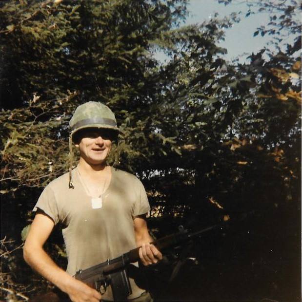 One of Al Murphy's army friends on a training exercise