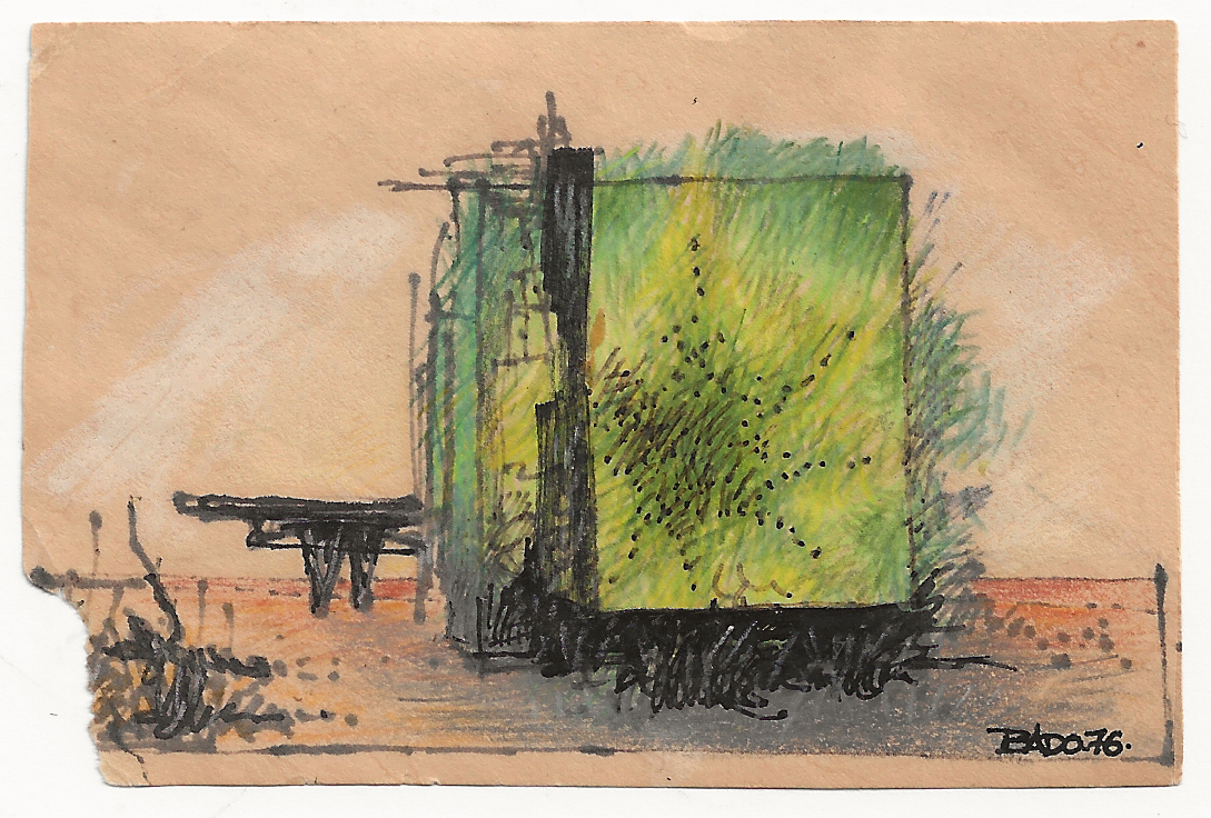 Abstract drawing by Bado.