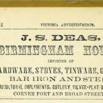 “Birmingham House”  Deas business in 1869