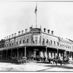 Occidental Hotel, Victoria; at the corner of Store and Johnson Streets (circa 1866)
