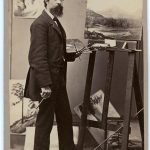 Grafton Tyler Brown in his studio in Victoria B.C., 1883