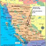 Map of British Columbia Gold Fields and Related Places