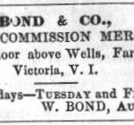 Willis Bond, Auctioneer